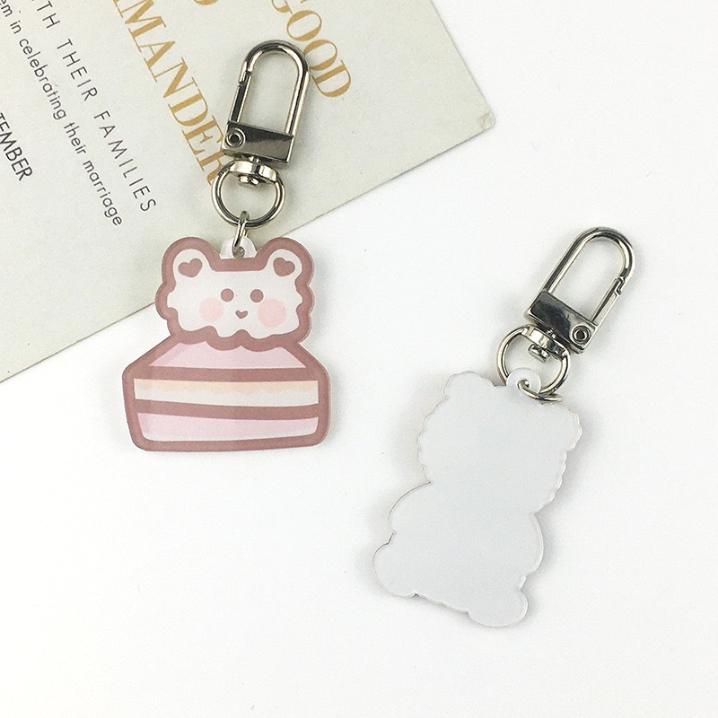 鑰匙扣 鑰匙圈 小熊掛飾 ins風 吊飾 可愛 包包掛件 鑰匙 Airpods掛件 配件 學生 兒童 小禮物-細節圖5