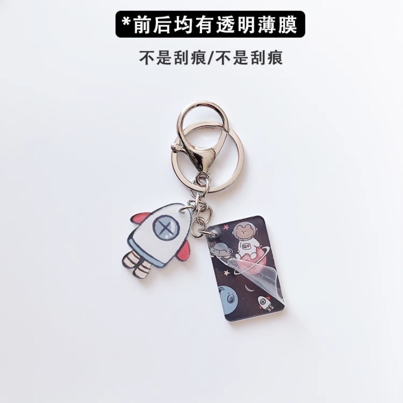 小熊掛飾 鑰匙圈 鑰匙扣 Airpods掛件 包包掛飾 書包吊飾 ins風 壓克力吊飾 可愛 卡通  配件-細節圖6