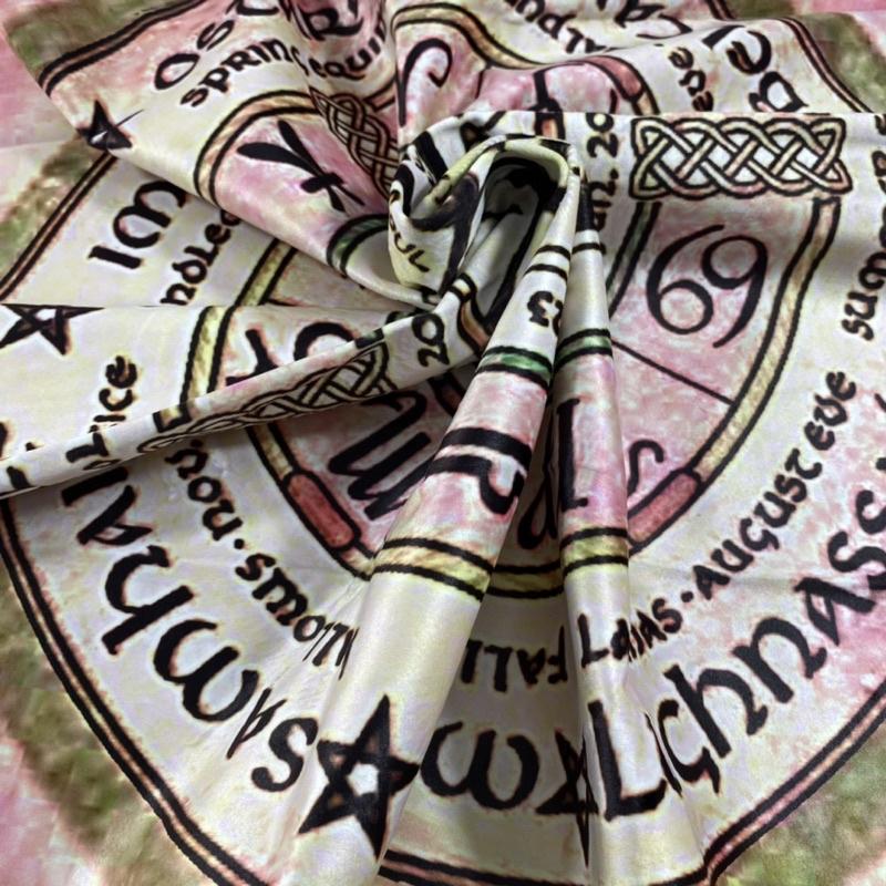 「彩虹🌈工作室」現貨 荷蘭絨材質桌布 凱爾特結十二宮水晶占卜桌布十二星座儀式水晶陣塔羅牌桌布占卜桌布靈擺桌布專用-細節圖2