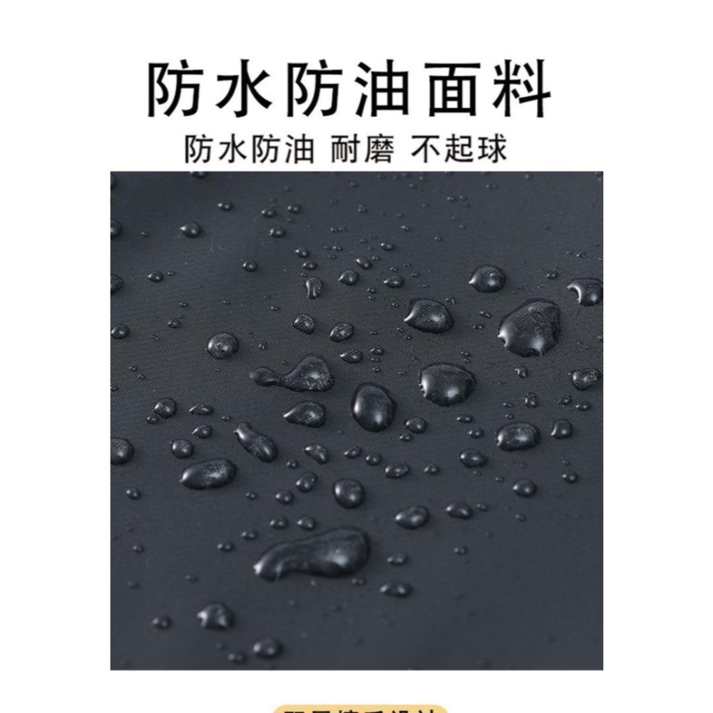 《現貨速出》居家防水圍裙 防水 防油 防刮 大口袋 時尚 廚房 工作服  工作圍裙 可擦手-細節圖2