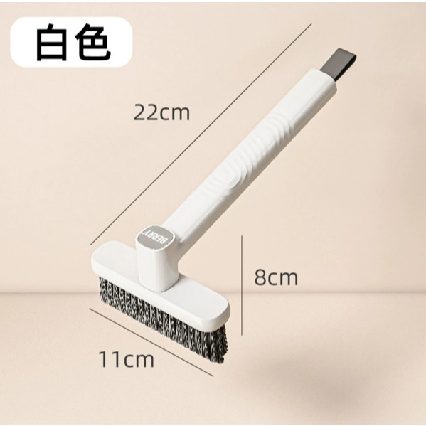 《現貨速出》旋轉多功能隙縫刷 清潔刷 刷子 清潔 多用 隙縫刷 夾子 硬刷毛 可懸掛 360° V型刷頭 易清洗-規格圖8