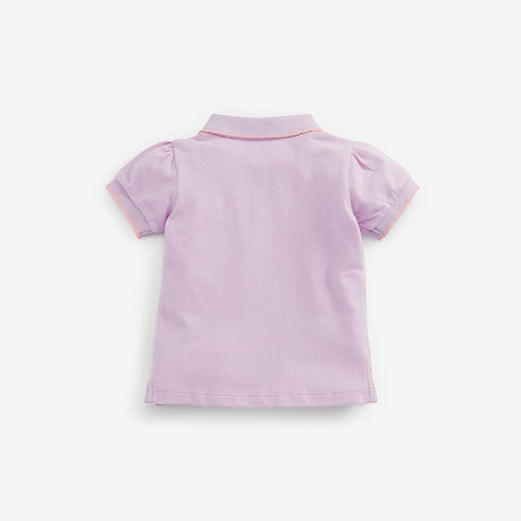 寶貝童裝Little maven兒童T恤2023夏季新款兒童POLO衫短袖翻領棉女童T恤-細節圖2