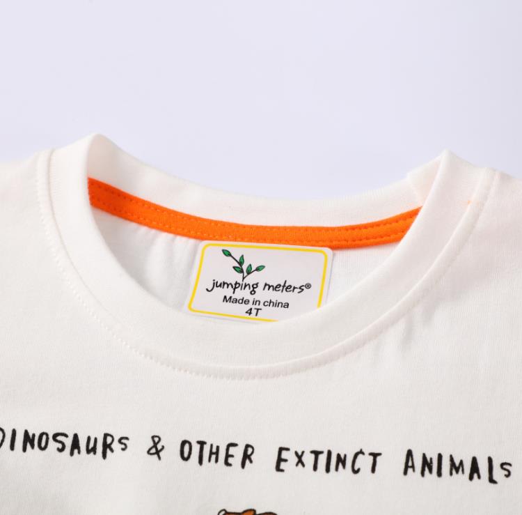 寶貝童裝男童衣服卡通恐龍兒童長袖ｔ恤春秋童裝寶寶純棉打底衫幼兒園上衣-細節圖3