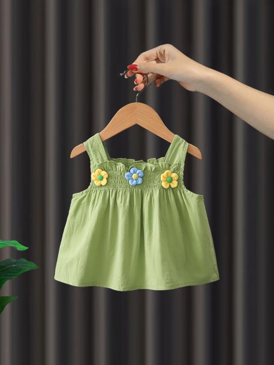 寶貝童裝Next balaba女童套裝2022夏季新款中小童洋氣時髦短袖休閒二件套-細節圖3