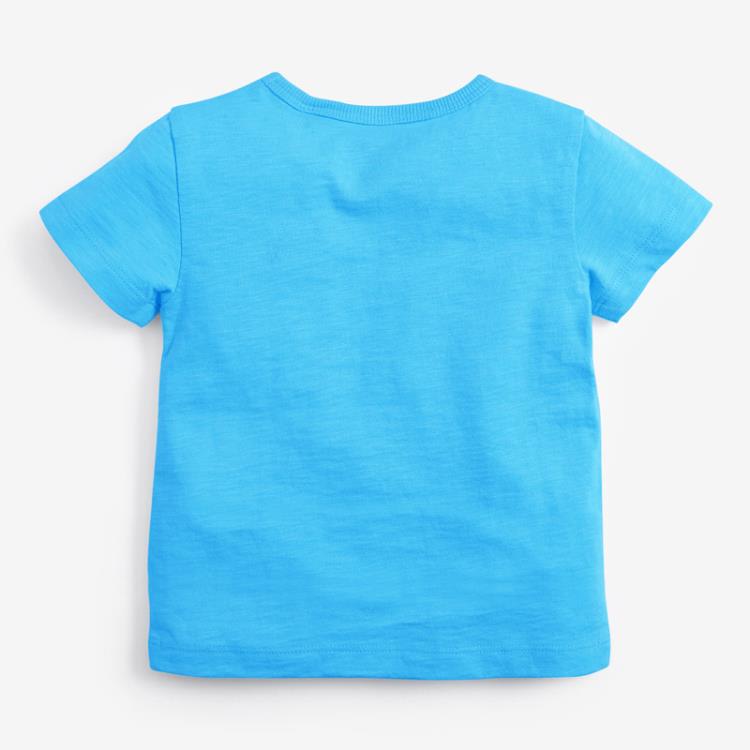 寶貝童裝品牌童裝男童短袖T恤1歲寶寶洋氣半袖2卡通直升機兒童純棉打底衫3-細節圖4