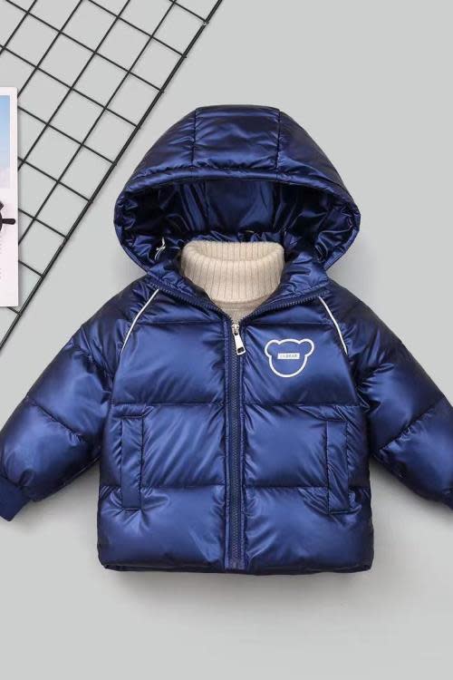 寶貝童裝Next balaba男童羽絨服2023秋冬新款女童加厚中小童免洗保暖外套-細節圖5