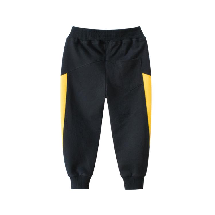 寶貝童裝男童閃電衛褲兒童春秋裝歐美童裝寶寶純棉休閒長褲松緊褲男孩褲子-細節圖2