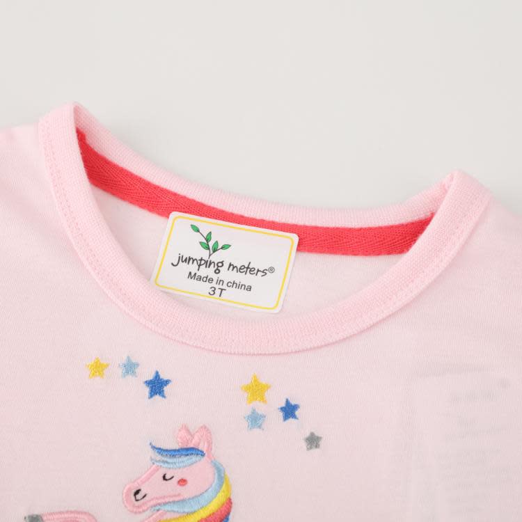 寶貝童裝品牌童裝女童粉紅連身裙夏季新款兒童短袖公主裙寶寶洋氣拼接紗裙-細節圖3