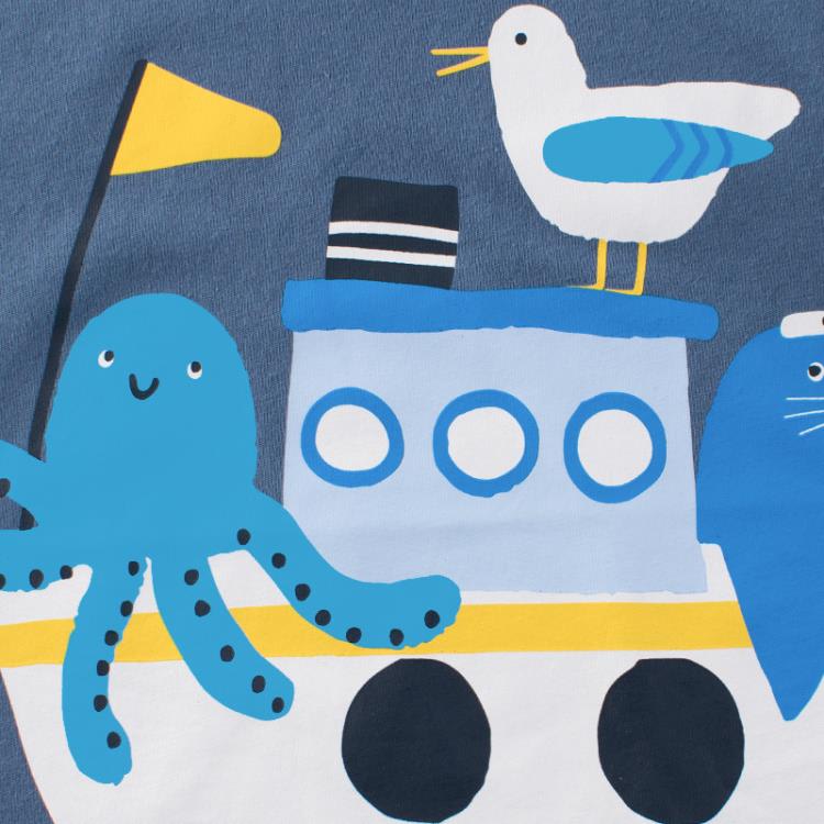 寶貝童裝27kids歐美童裝夏季新品2023兒童短袖T恤男寶寶衣服一件-細節圖3