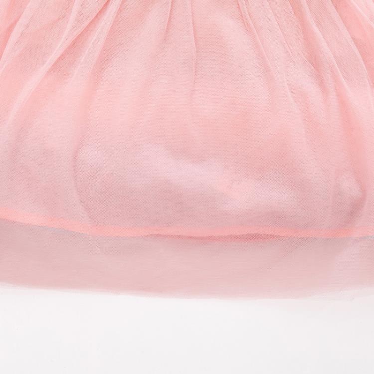 寶貝童裝歐美風格女童連身裙夏季1-8歲童裝兒童公主裙寶寶短袖網紗童裙潮-細節圖4