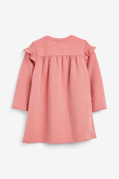 寶貝童裝春秋童裙卡通獨角獸兒童純棉長袖ｔ恤連身裙女孩休閒裙小寶寶裙子洋裝-細節圖2