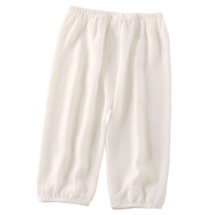 寶貝童裝夏季真絲兒童燈籠褲男童寶寶長褲寬松休閒女童哈倫褲子桑蠶絲-細節圖5