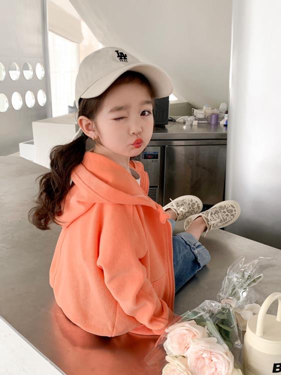 寶貝童裝女童春裝女寶寶洋氣時髦春季新款開衫兒童春款正韓休閒外套中小童-細節圖4