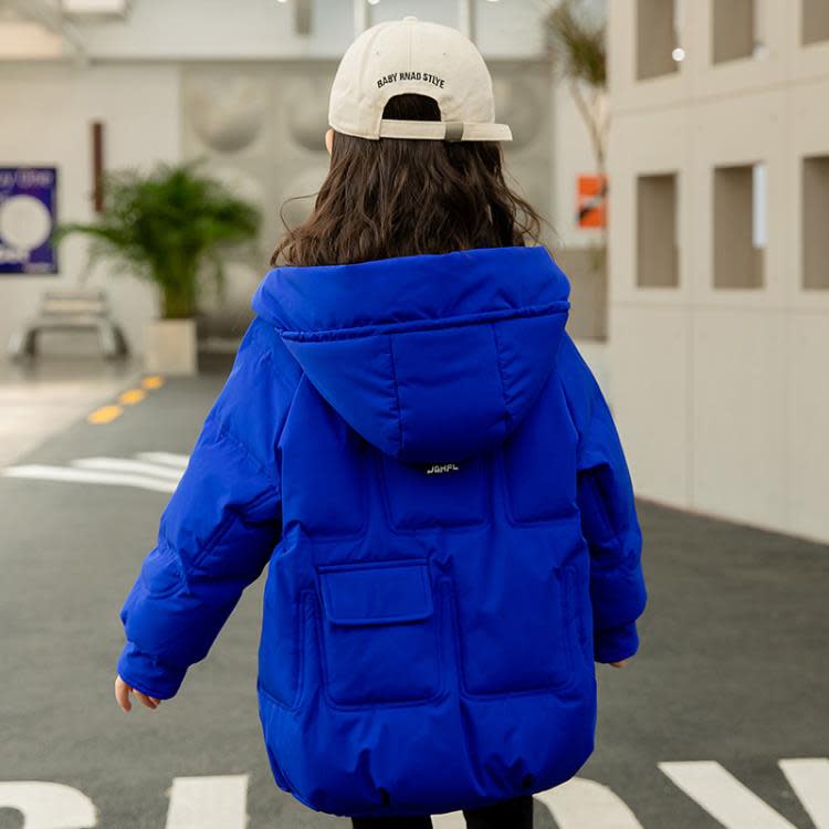 寶貝童裝Next balaba女童羽絨服2023秋冬新款兒童白鴨絨加厚大童洋氣外套-細節圖2