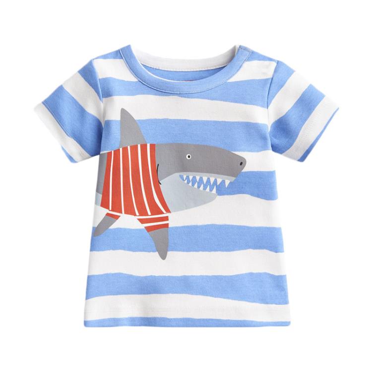 寶貝童裝特價歐美外貿童裝夏季男童t恤兒童短袖t恤男孩上衣小寶寶純棉半袖-細節圖4