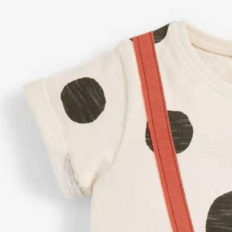 寶貝童裝女童蜜蜂短袖t恤卡通兒童圓領上衣夏季童裝小寶寶可愛純棉打底衫-細節圖2