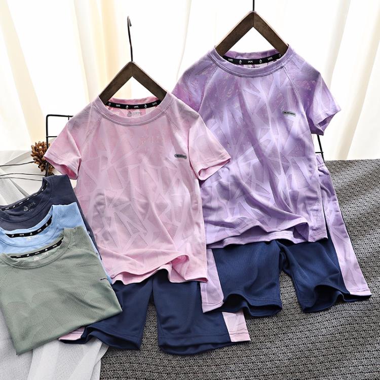寶貝童裝Next balaba男女童套裝2022夏季新款兒童速干運動休閒短袖二件套-細節圖3