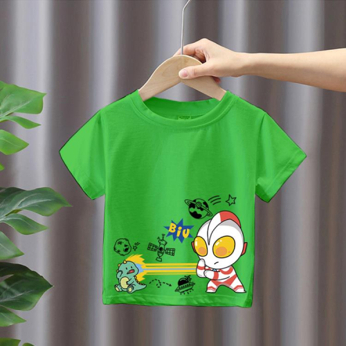 寶貝童裝巴-拉巴-拉2022夏季新款奧特曼短袖T恤男童夏裝兒童純棉圓領半袖