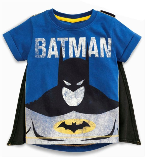 寶貝童裝特價男童短袖t恤 ins童裝夏季兒童蝙蝠俠披風半袖男寶寶純棉上衣