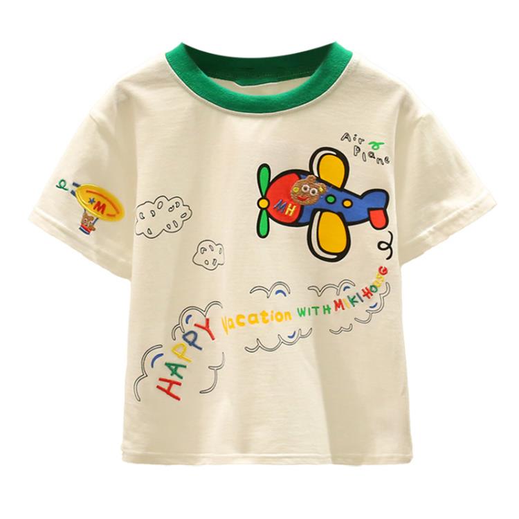 寶貝童裝巴-拉巴-拉男女童洋氣卡通短袖T恤兒童2023夏裝寶寶舒適上衣3小童-細節圖5