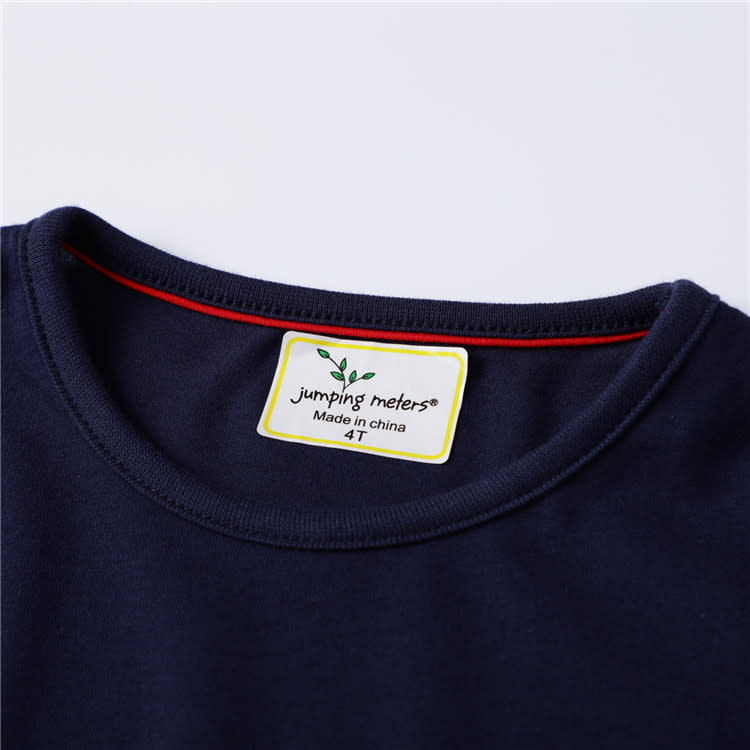 寶貝童裝秋裝童裙寶寶純棉a字裙歐美童裝女童長袖連身裙小女孩休閒公主裙-細節圖3