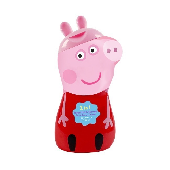 佩佩豬 Peppa Pig 2合1沐浴洗髮精400ml 限量收藏版  洗澡 洗頭-細節圖2