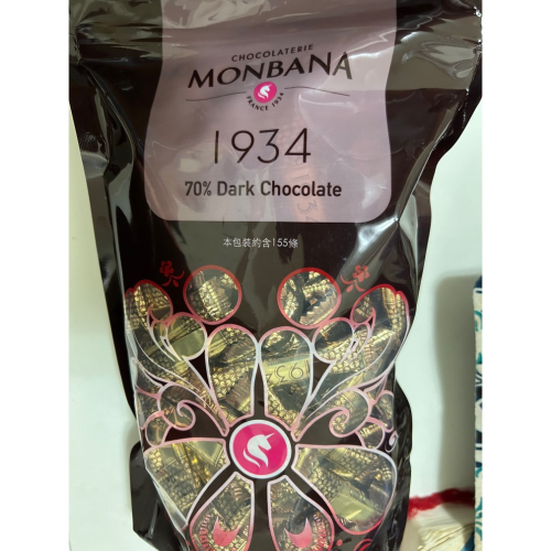 Monbana 70%迦納黑巧克力 100g/袋