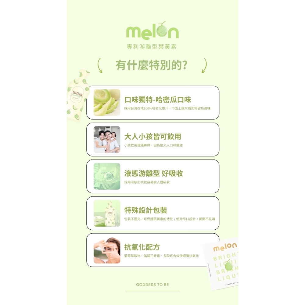 新品上市💚 Melon專利游離型葉黃素-首創哈密瓜口味🍈-細節圖4