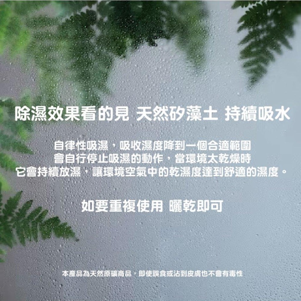 某些地方一年下雨365天這個就沒用了~環保除濕盒 矽藻土 除濕 乾燥劑 乾燥盒 防潮濕-細節圖3