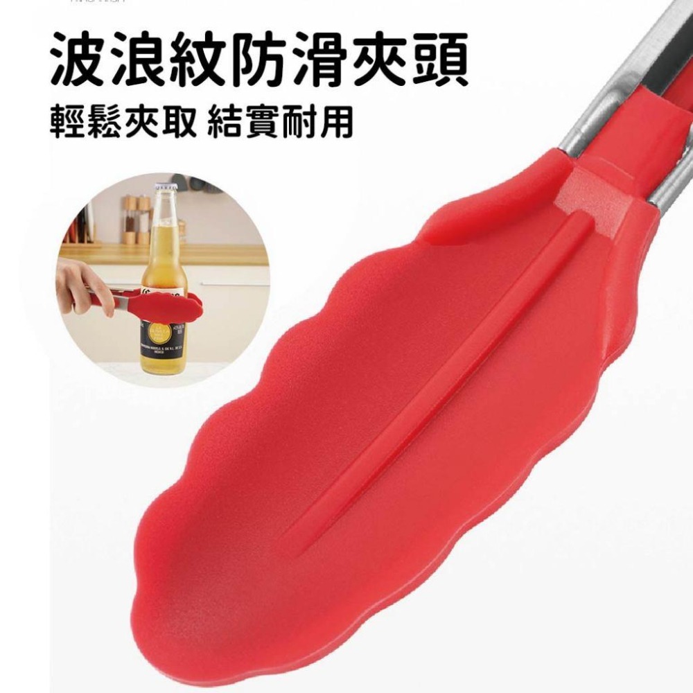 矽膠食物夾食品夾 廚房食物夾 矽膠不傷鍋 餐廳烘焙防燙夾子 料理烤肉燒烤夾 燒烤烤肉夾 食品耐熱 防燙 烘焙 廚房用具-細節圖2