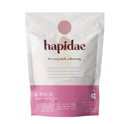 【hapidae】蘋果紅茶-經典特色茶系列(茶包/3g/15入)