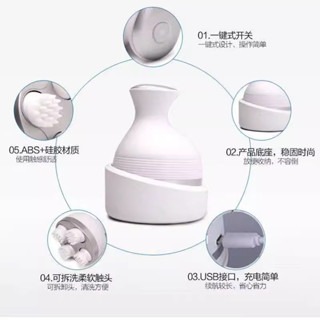 台灣熱銷  頭部按摩器 貓咪按摩器 頭皮按摩 貓咪頭皮按摩儀 寵物按摩器 USB充電 頭部按摩爪-細節圖8