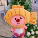 韓國動畫卡通 Pororo Loopy 15公分粉紅色海貍娃娃 吊飾 鑰匙扣 海狸毛絨玩具 交換禮物 兒童禮物禮物-規格圖11