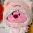 韓國動畫卡通 Pororo Loopy 15公分粉紅色海貍娃娃 吊飾 鑰匙扣 海狸毛絨玩具 交換禮物 兒童禮物禮物-規格圖11