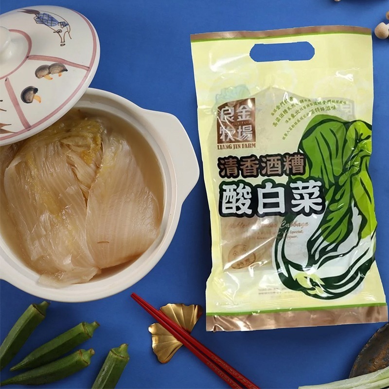 【良金牧場】高粱酒糟鮮釀酸白菜 600g-細節圖5