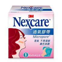 【誠意中西藥局】3M Nexcare 通氣膠帶透氣膠帶 膚色- 半吋有台(1入) / 1吋有台(1入)-細節圖2