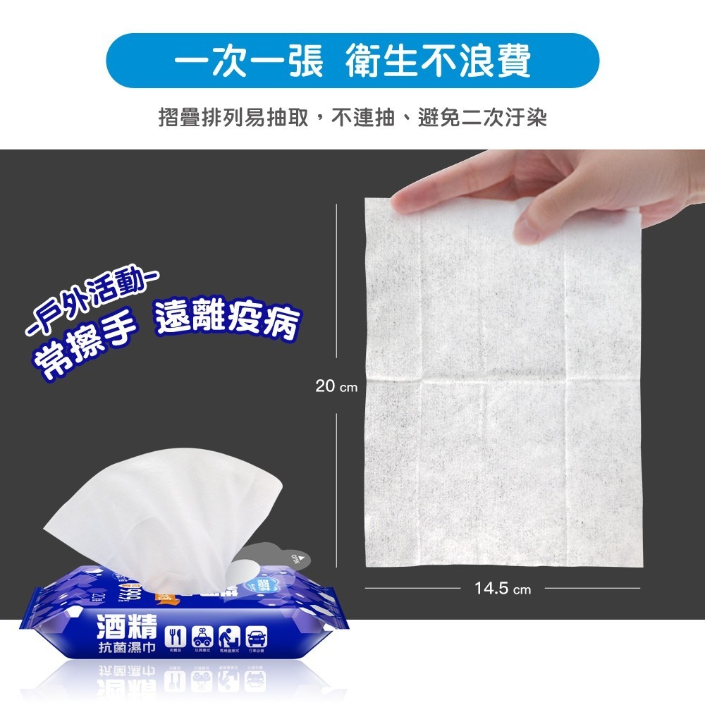 【誠意中西藥局】奈森克林酒精抗菌濕巾20張-細節圖8