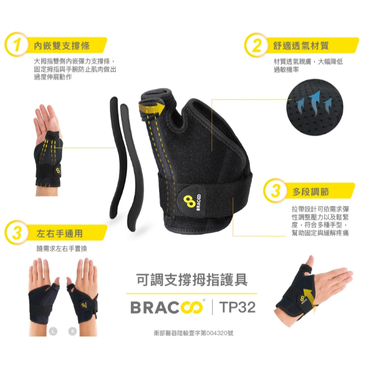 【誠意中西藥局】BRACOO 奔酷 腰部護具 BB30/腰部護具 BP60/腰部護具 BS30/飛力石墨烯護膝踝-細節圖5