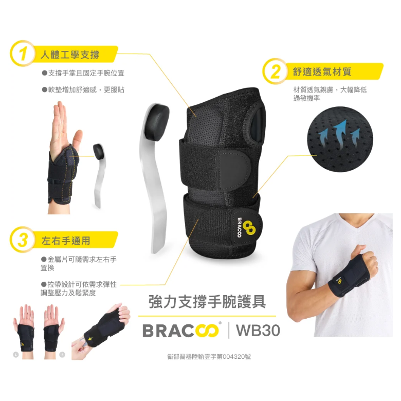 【誠意中西藥局】BRACOO 奔酷 腰部護具 BB30/腰部護具 BP60/腰部護具 BS30/飛力石墨烯護膝踝-細節圖6