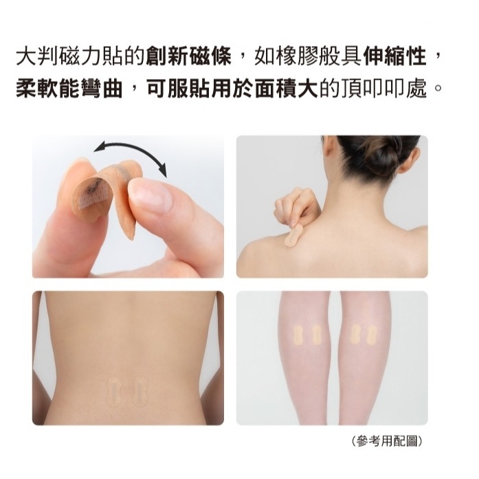 【誠意中西藥局】易利氣大判磁力貼 大範圍型 (6片/盒)-細節圖2