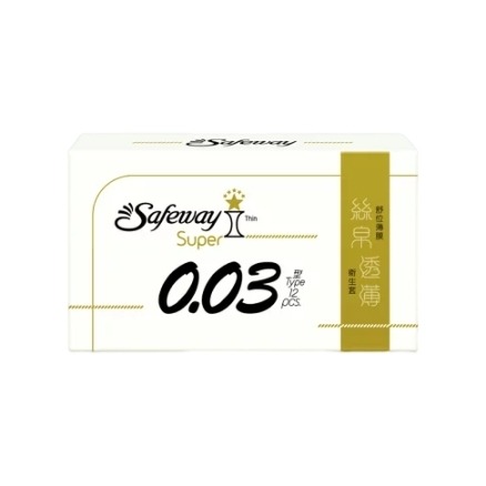 【誠意中西藥局】Safeway 舒位薄膜衛生套 絲帛透薄型003 6入/盒-細節圖2