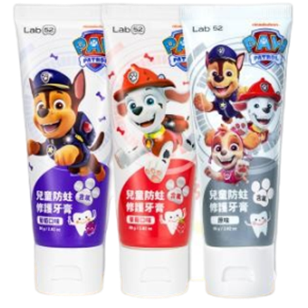 【誠意中西藥局】Lab52齒妍堂 兒童含氟防蛀修護牙膏80g  汪汪隊熱銷！-細節圖2