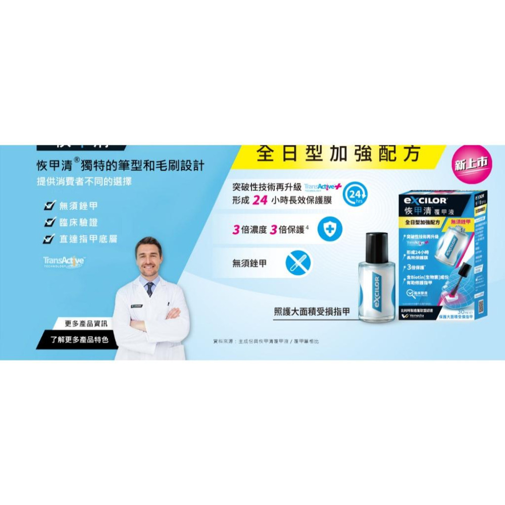 【誠意中西藥局】恢甲清 覆甲液3.3ml / 恢甲青覆甲筆 3.3ml /恢甲青覆甲液組合 7ml+3.3ml-細節圖3