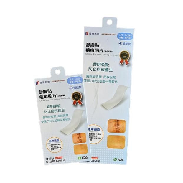 【誠意中西藥局】舒膚貼 疤痕貼片 透明  膚色(未滅菌)/ /墨尼克美縫 疤痕護理矽膠片(未滅菌) (原美皮豐)-細節圖2
