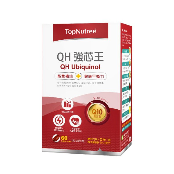 【誠意中西藥局】QH強芯王軟膠囊 QH Ubiquinol-細節圖2