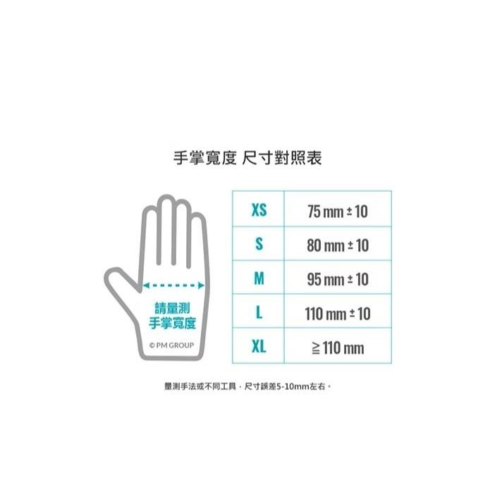 醫博康｜Classic 醫用多用途PVC手套 (無粉) S/M/L/XL 100pcs/盒-細節圖3