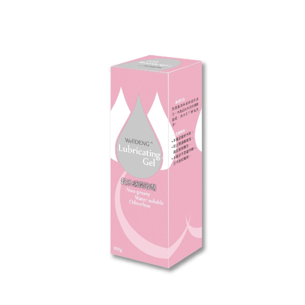 WellDENG+A 超水感潤滑劑 100g｜水性潤滑凝膠｜無色無味｜水溶性｜清爽不黏膩-細節圖2