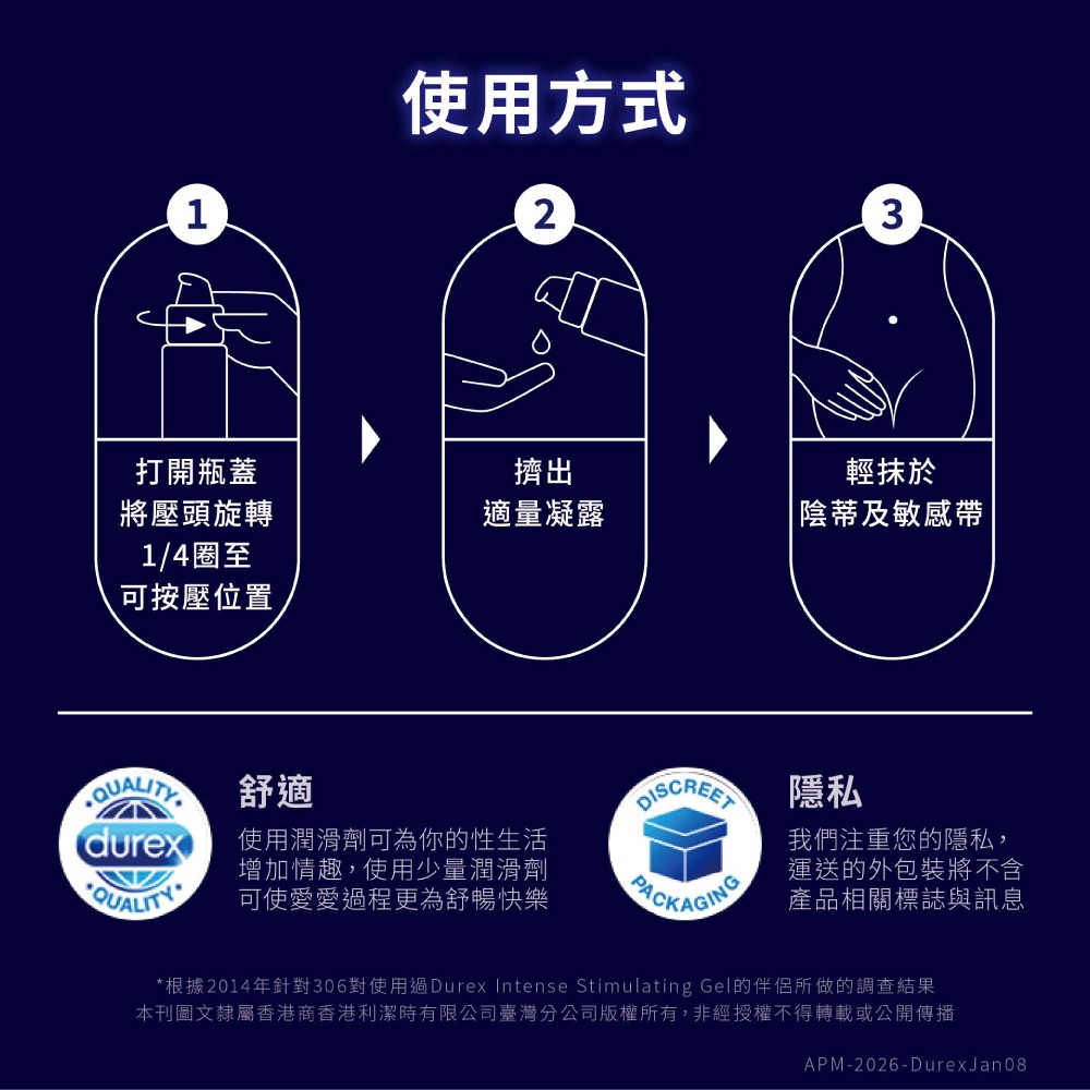 Durex 杜蕾斯 女性情趣提升凝露10ml｜女性提升凝露｜Intense｜親密情趣｜原廠公司貨-細節圖2