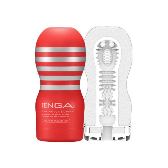TENGA CUP 真空杯 標準版 紅色｜一次性飛機杯｜男性用品｜潤滑液內附｜TOC-201-細節圖2