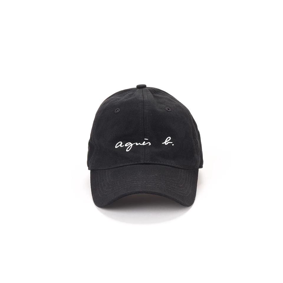 agnes＇b 小B 經典LOGO 素面 棒球帽-細節圖2